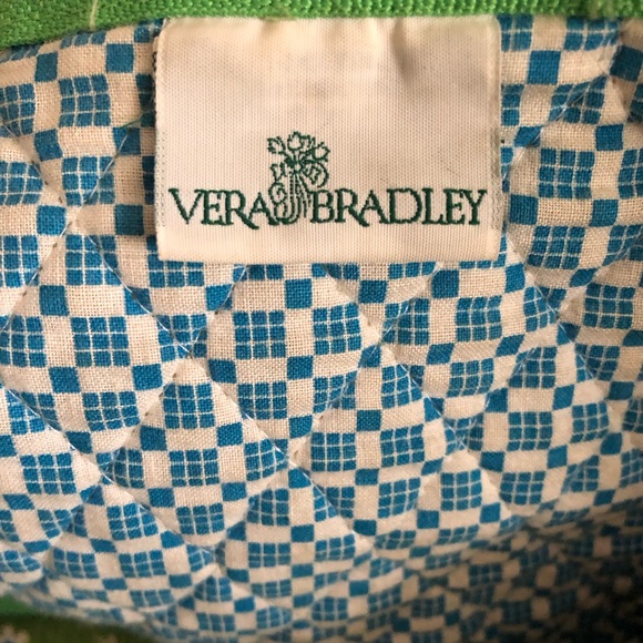 Vera Bradley Green Daisy Small Duffle Bag - Picture 4 of 4